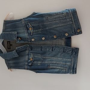 J.Crew Indigo Denim Vest jean jacket
